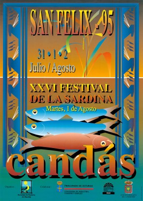 cartel del festival de la sardina de 1995