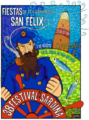 cartel del festival de la sardina de 2007