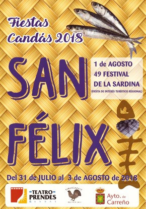 cartel del festival de la sardina de 2018