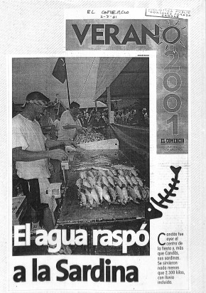 2001 El agua raspó a la sardina