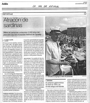 2001 Atracón de sardinas