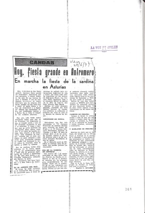 1973 Hoy fiesta grande en Antromero