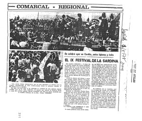 1978 El IX festival de la sardina