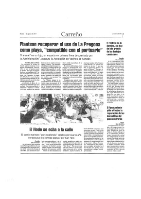 El Festival de la Sardina, eje hoy del día grande de los festejos candasinos