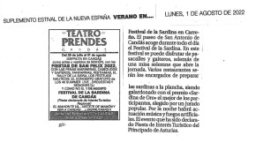 festival de la sardina en Carreño