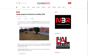 Candás prepara el festival de la sardina 2022